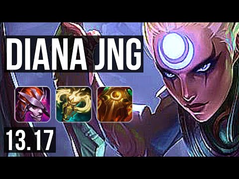 DIANA vs OLAF (JNG) | 9/1/8, 68% winrate, Legendary | EUW Master | 13.17