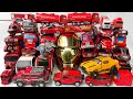 Red Color New TRANSFORMERS - Rescue OPTIMUS PRIME Stopmotion: Robot Tobot HelloCarbot Dinosaur Toys
