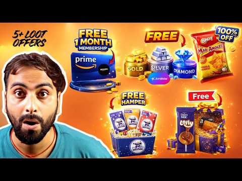Jiohotstar Win Silver Gold Loot | Amazon Prime In Rs.1 | Mpop FREE Hamper | Cadbury Lolly Loot |