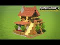 Minecraft How To Build A SMALL SURVIVAL HOUSE EASY HOUSE TUTORIAL