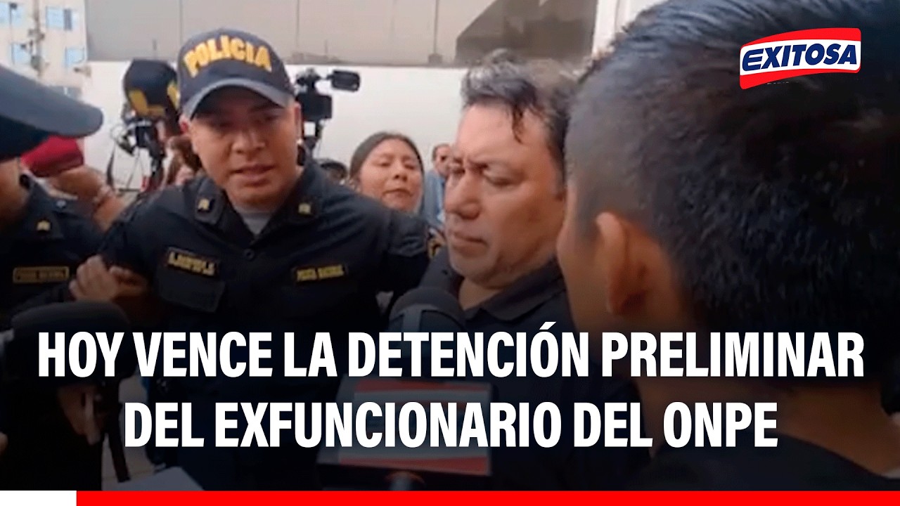 🔴🔵 Hoy vence la detención preliminar del exfuncionario del ONPE