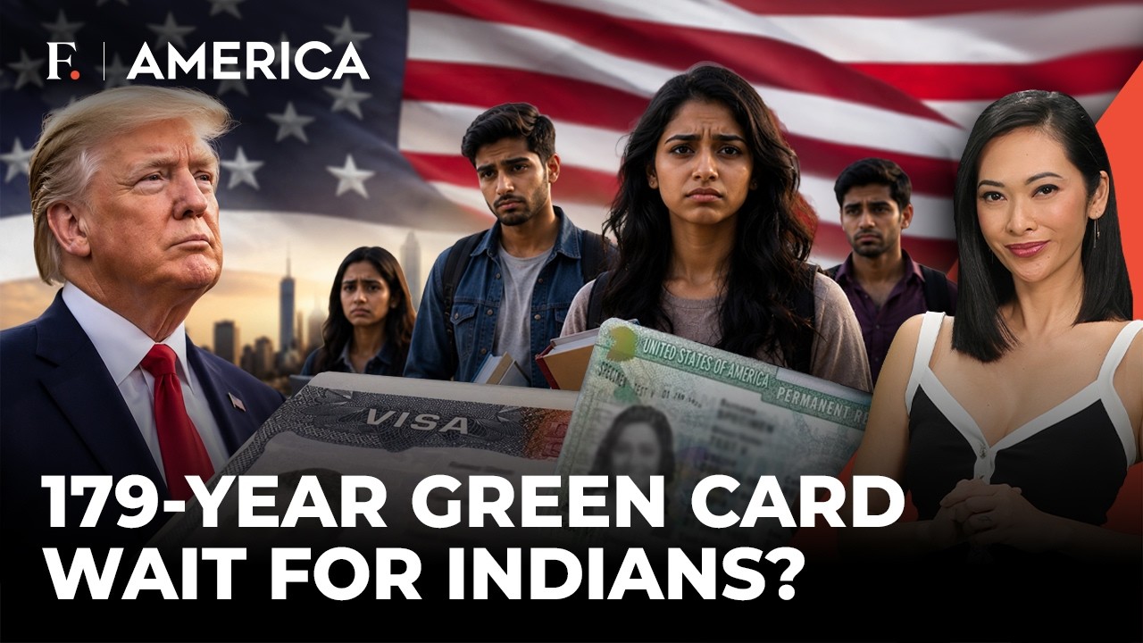 US Green Card Backlog: Why Indian Students Face Decades-Long Waits | Firstpost America | N18G