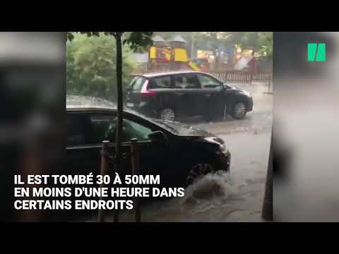 Les images du déluge et des averses de grêle qui ont frappé le Sud-Ouest