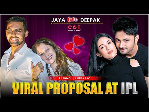 Dhoni - The Love Guru? CSK Captain Behind Viral Proposal at IPL ! Deepak-Jaya | Amrita Rao #ipl2025