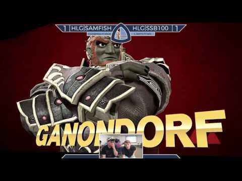 Sm4sh@Mines 37 - HLG|SAMFISH (Ganondorf, Villager) Vs. HLG|SSB100 (Olimar) - Losers Semifinals