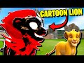 Creepy CARTOON LION Has 15 634 104 Health WHAT