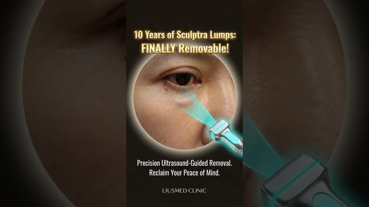 Under-eye lump removal video