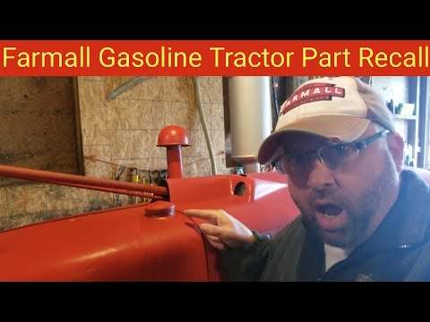 Farmall Gasoline Tractor Part Recall