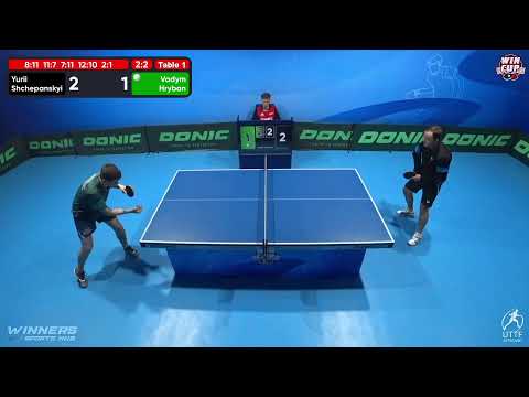 22:00 Yurii Shchepanskyi 2-3 Vadym Hryban West 5 WIN CUP 10.11.2022 | TABLE TENNIS WINCUP