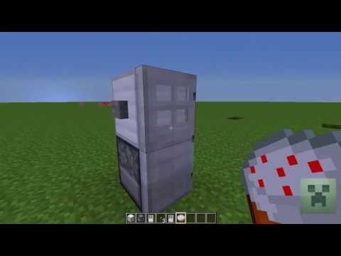 Minecraft: How to make a fridge that works