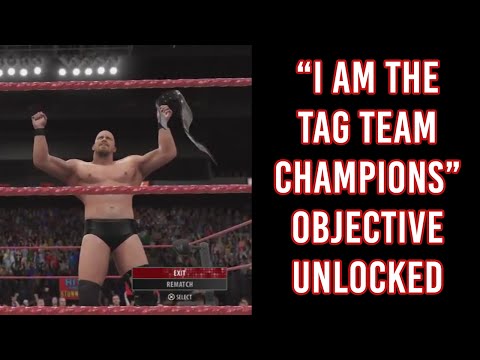 WWE 2K16 "I Am The Tag Team Champions" Special Objective Unlocked