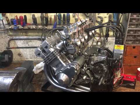 Millyard Honda 374cc six cylinder engine First Start