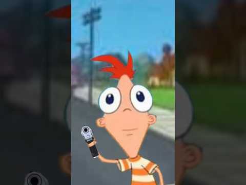 When you go to school in phineas and ferb #shorts #phineasandferb