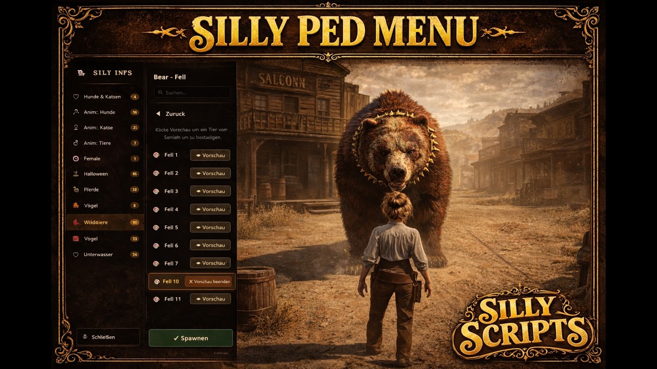 Silly PedMenu Showcase