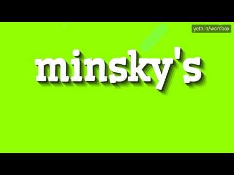HOW TO PRONOUNCE MINSKY'S? #minsky's