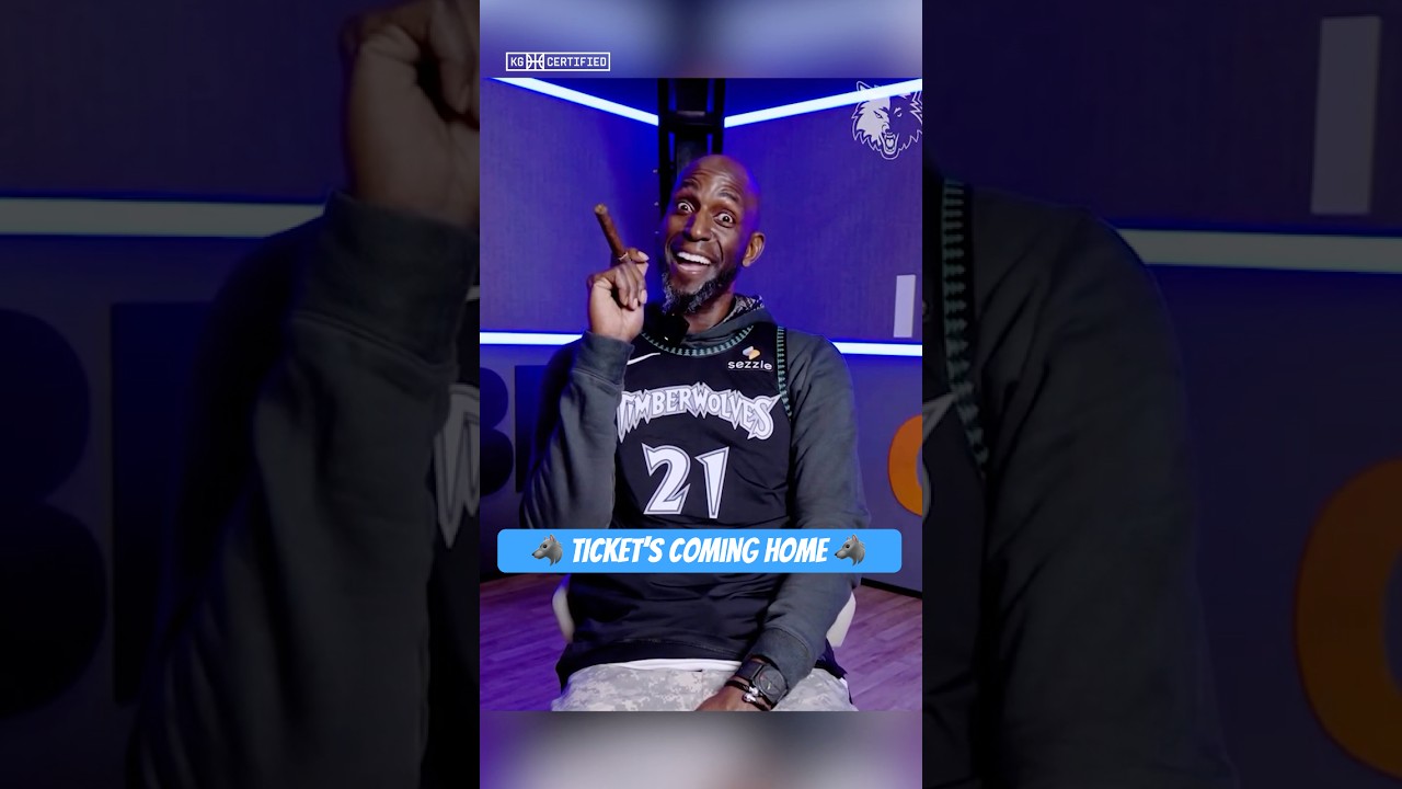 🎟️ ➡️ 🏡 🐺 🎯   #KevinGarnett #Timberwolves