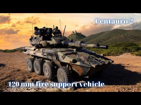 Centauro 2 120 mm fire support vehicle #military