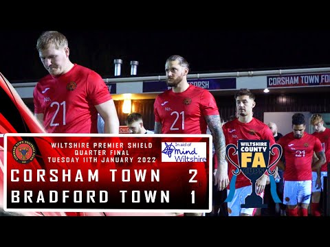 Corsham Town FC 2 V 1 Bradford Town FC - Wiltshire Premier Shield Match Highlights