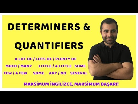 Determiners & Quantifiers (Belirteçler) Konu Anlatımı