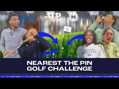 ATP and WTA Stars Take On "Nearest The Pin Golf" Challenge 🤣