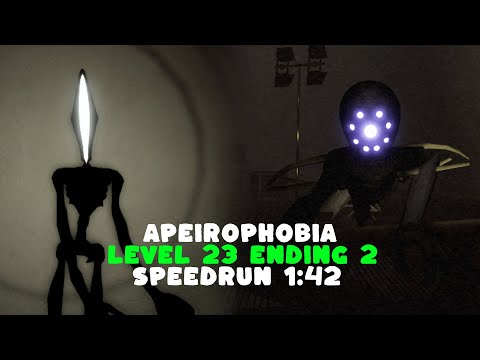 Roblox Apeirophobia Chapter 2 Level 23 [Ending 2] Speedrun 1:42 Solo