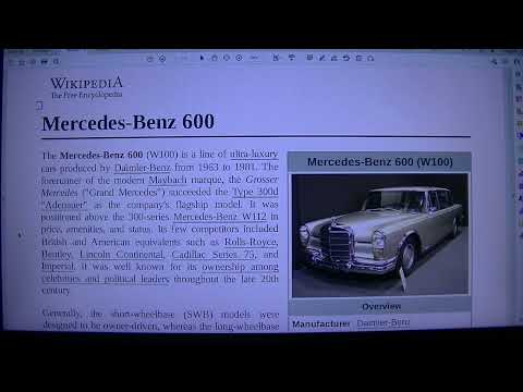 MongoTV_8847 - LOOKING AT GAMER PC HARDWARE - Part 1157 - Mercedes-Benz 600 - W100