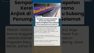 FAKTA DI BALIK INSIDEN KA ARGO BROMO! Sempat Kurangi Kecepatan Sebelum Anjlok