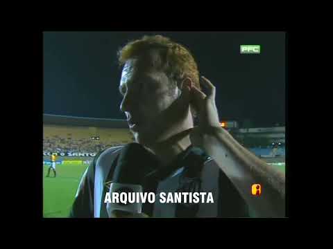 ZE LOVE FALOU NA SAIDA PRO INTERVALO DE ATLETICO-GO 1X2 SANTOS BRASILEIRO 2010