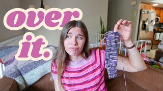 how I keep myself motivated to work on knitting projects (8 simple tips!)