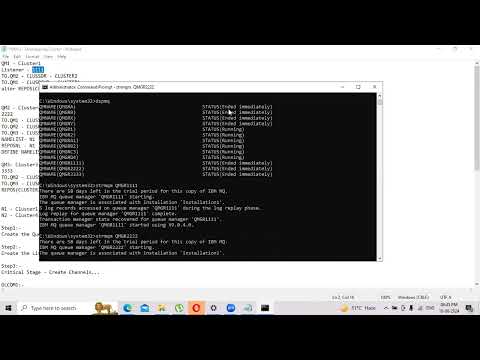 WMQ Training - Overlapping Cluster / NAMELIST