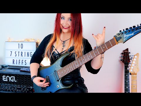 10 Seven String RIFFS