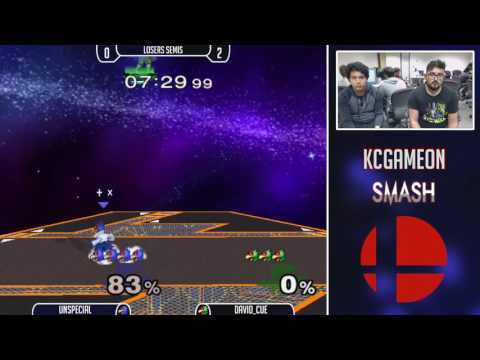 KCGameOn SSBM - Unspecial (Falco) Vs. David_Cue (Falco) Losers Semis