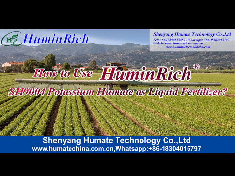 How to use potassium humate as liquid fertilizer