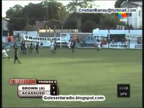 Brown de Adrogue 1 Acassuso 1 Primera B Metropolitana 2010 11 Los goles 360p