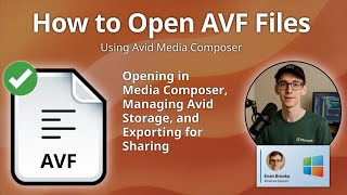 How to Open AVF Files (Avid Project)