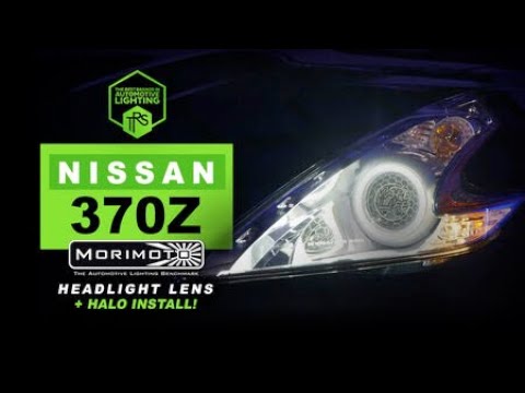 How To Replace 370z Headlight Lens + Halo Install!