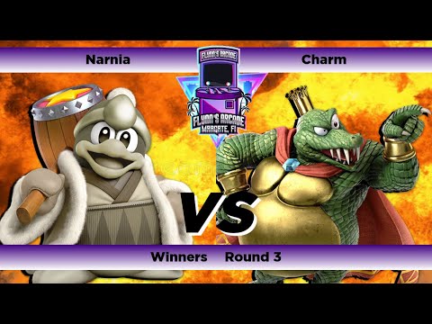 Flynn's Arcade 058 Winners Round 3 - Narnia (King Dedede) Vs Charm (King K. Rool) Ssbu Tournament