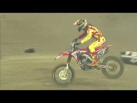 Tim Gajser crash Monster Energy SMX Riders' Cup Race 2 VELTINS-Arena 2016