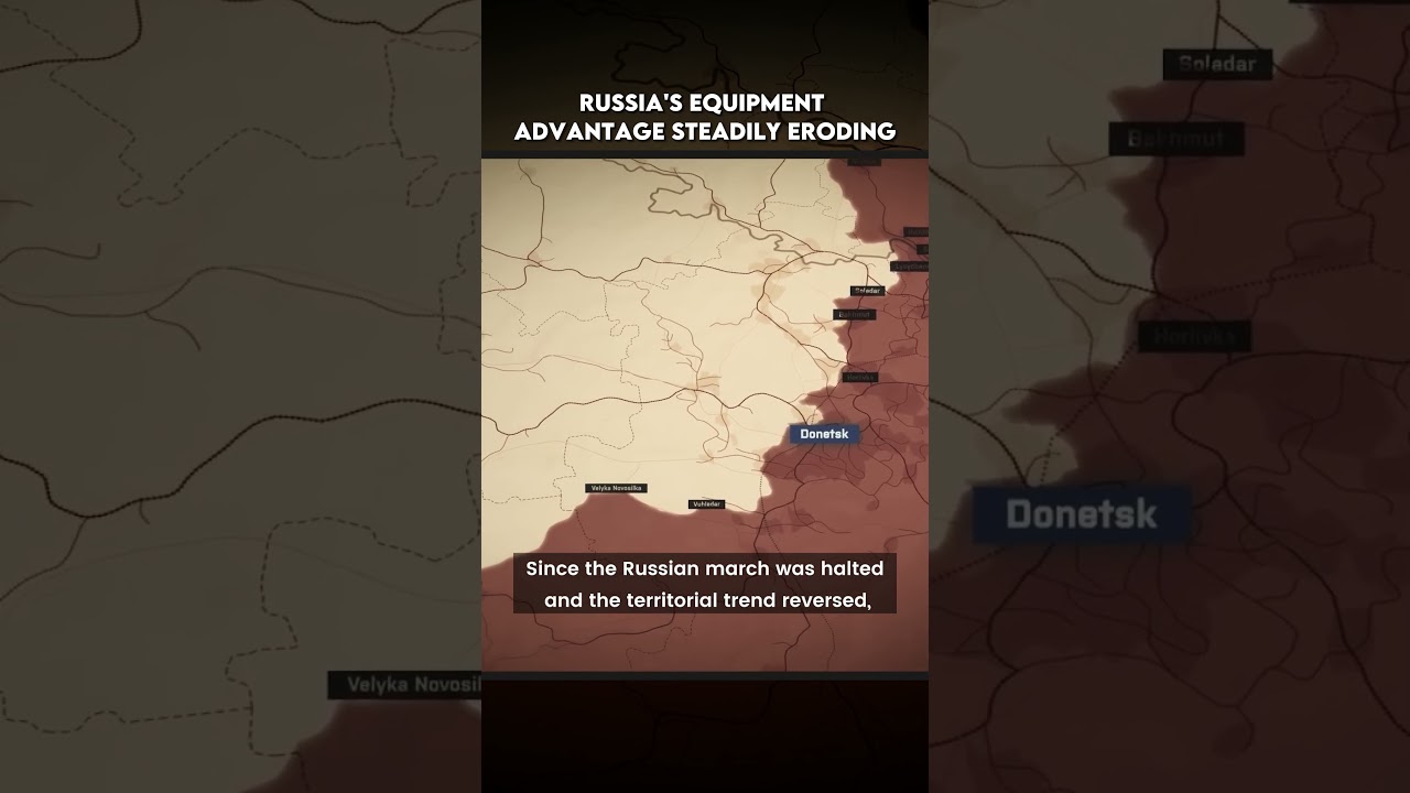 Russia's equipment advantage steadily eroding - Full video in the comments