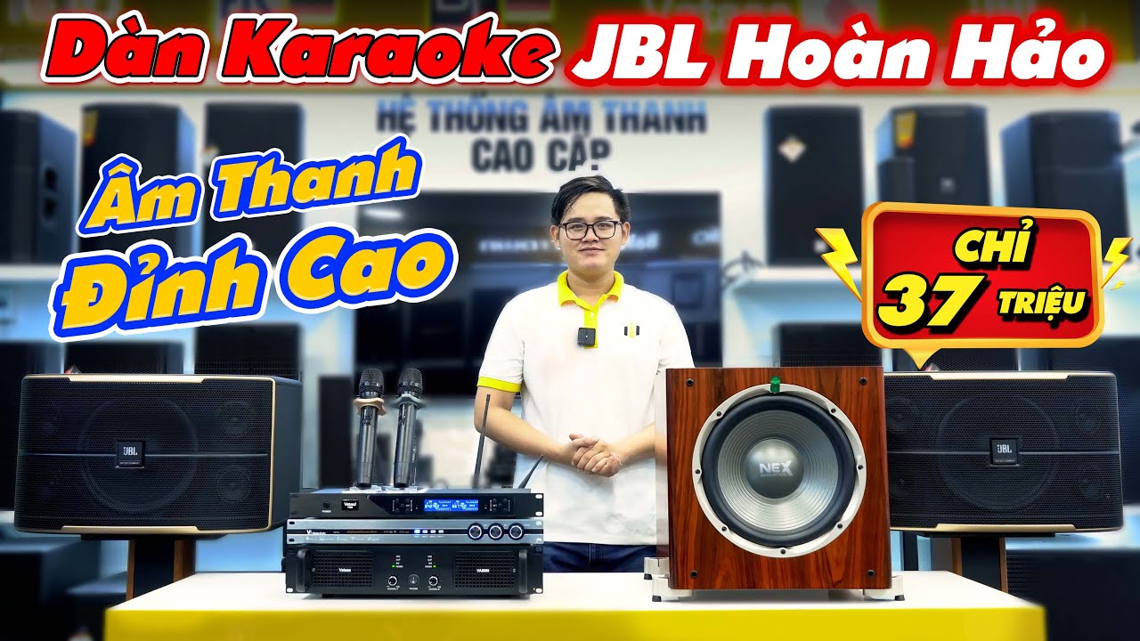 Video sản phẩm Dàn Karaoke JBL TT339: (JBL Pasion 12, Vatasa T500, Vatasa V6 Pro, Vatasa VA-2600, Nex 12)
