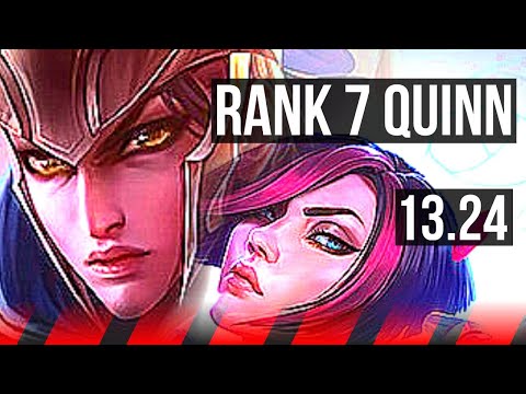 QUINN vs FIORA (TOP) | Rank 7 Quinn, 300+ games, Dominating | BR Grandmaster | 13.24