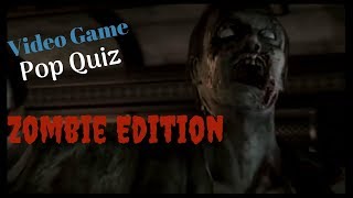 Video Game Pop Quiz Zombie Edition by Second Opinion Games