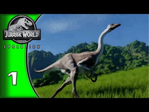 Our First Dinos! | Jurassic World : Evolution | 1