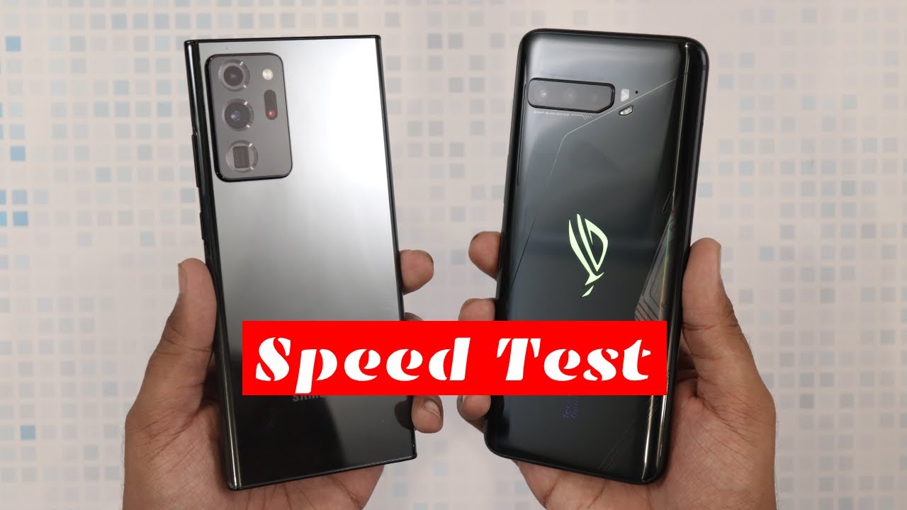 Asus ROG Phone 3 Vs Galaxy Note 20 Ultra Speed Test | Exynos vs 865+