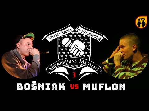 Muflon 🆚 Bośniak 🎤 Microphone Masters 3 (freestyle rap battle)