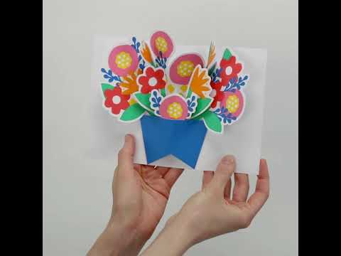 Bountiful Bouquet Pop-Up Note Cards - Set of 6