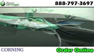 Armored fiber optic cable for burial, underground and aerial installation