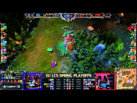 Fnatic sOAZ amazing escape vs EG