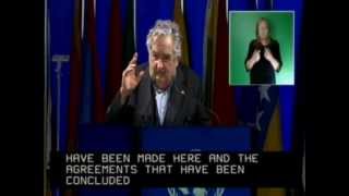 Mujica habló ante 139 países presentes en la cumbre Río+20