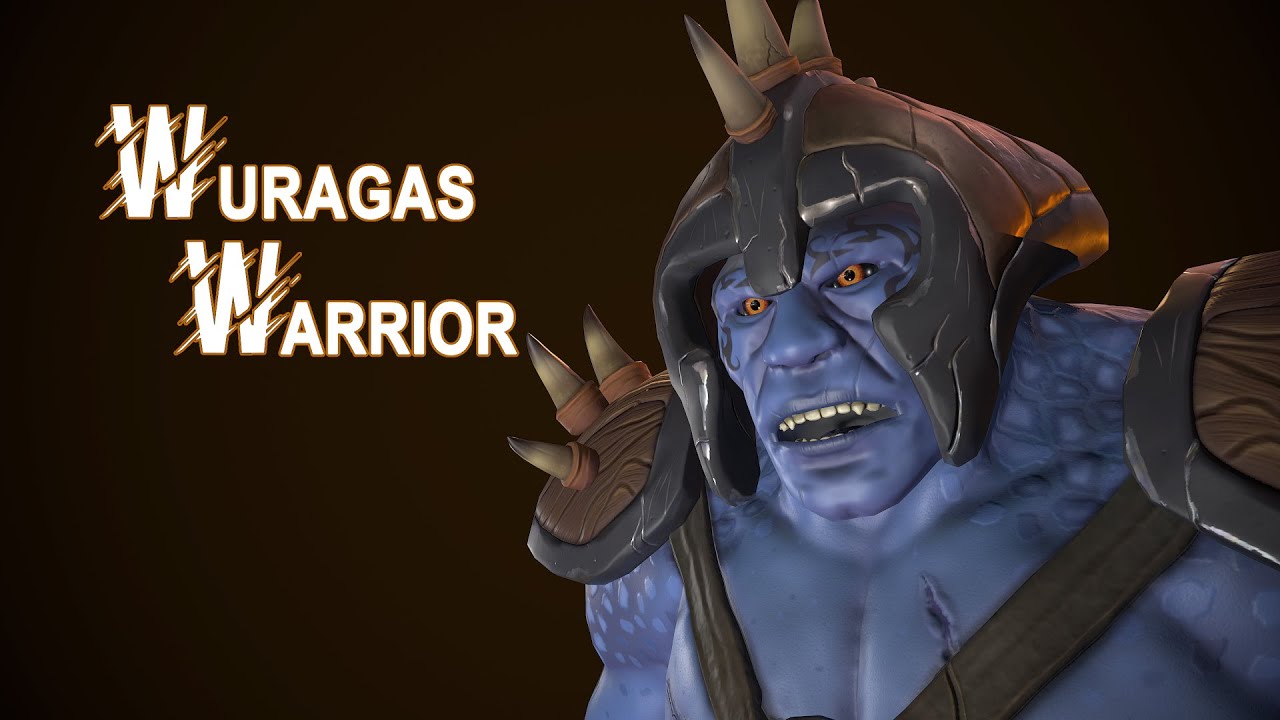Guerrier Wuragas Modèle 3D